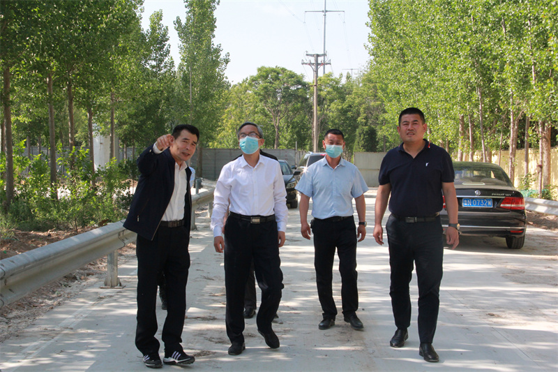集团领导到部分重点项目现场办公