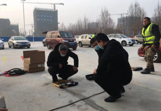 集团领导现场调研智慧停车项目